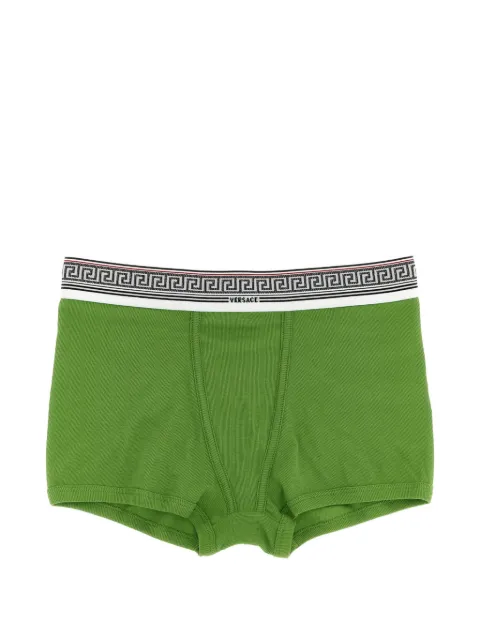 Versace Greca ribbed boxers Green 10242231A17772