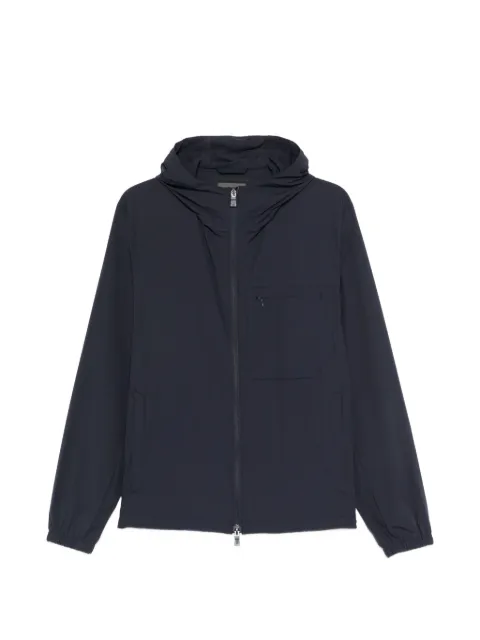 Herno hooded zip-up jacket Blue GI000619U12691Z