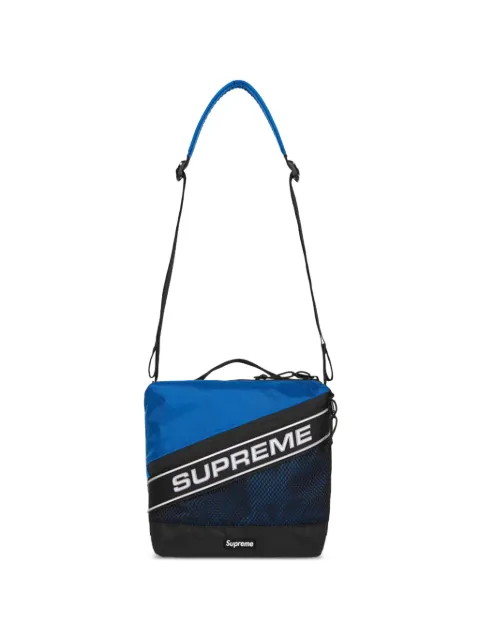 Supreme logo-detail shoulder bag Blue SU26990