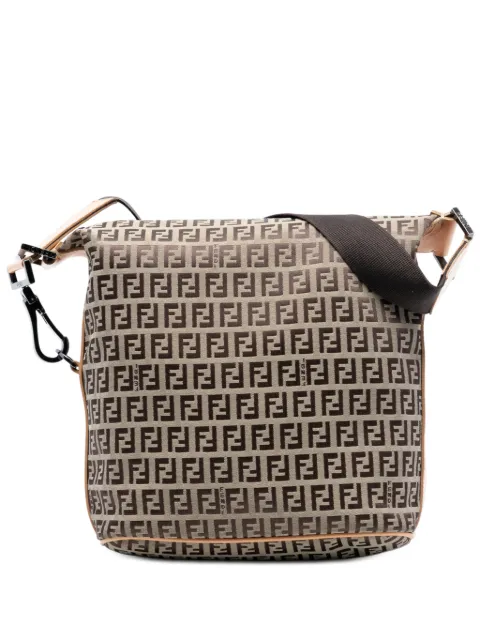 Fendi Pre-Owned 2000-2010 Zucchino Canvas shoulder bag Brown 2JKHS6DCXAG92OA2