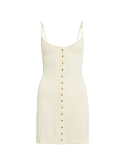 Donde Esteban button mini dress Neutrals SS26DRS704