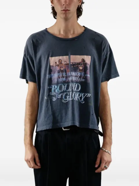 Paly bound for glory print t-shirt Grey 2U001Q1010VBK