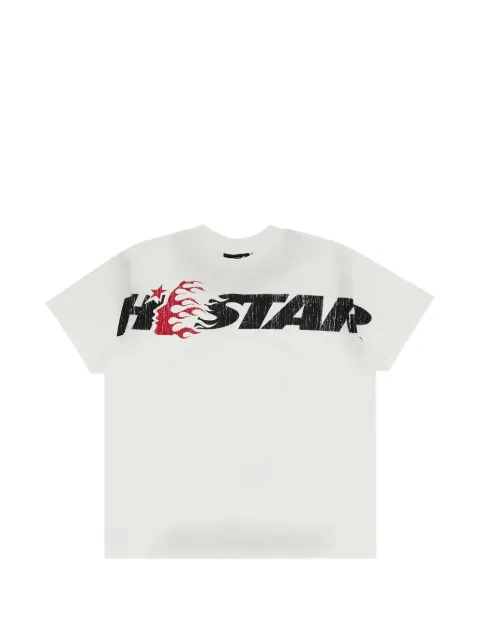 HELLSTAR cartoon logo T-shirt Neutrals HSR220