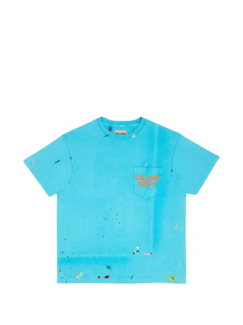 GALLERY DEPT. logo pocket T-shirt Blue GD041