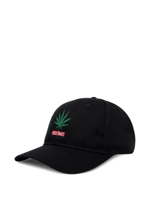 WACKO MARIA High Times embroidered baseball cap Black HIGHTIMESWMCP03