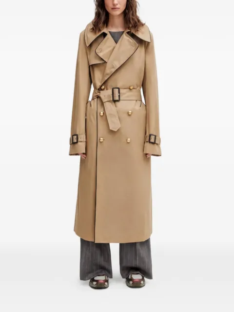 Wales Bonner Gates belted double-breasted coat Neutrals UA25CO02CO13801