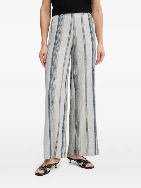 FRACOMINA striped wide-leg trousers Grey FS26SV3013W840N8