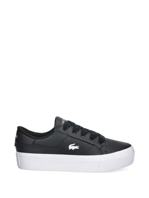 Lacoste Ziane Platform logo-detail leather sneakers Black 50CFA0035