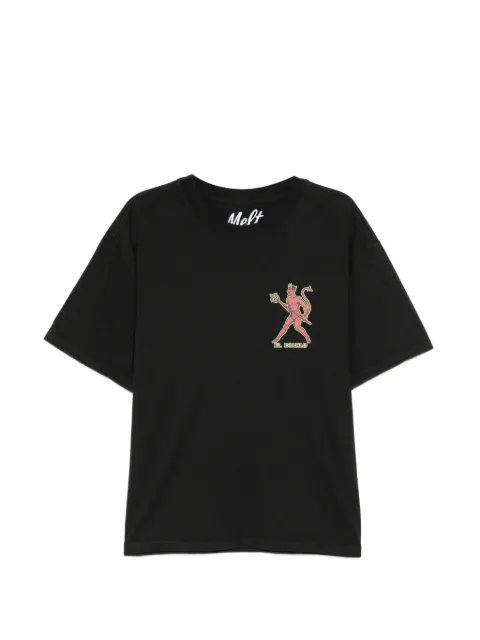 Melt devil-print T-shirt Grey MS5220