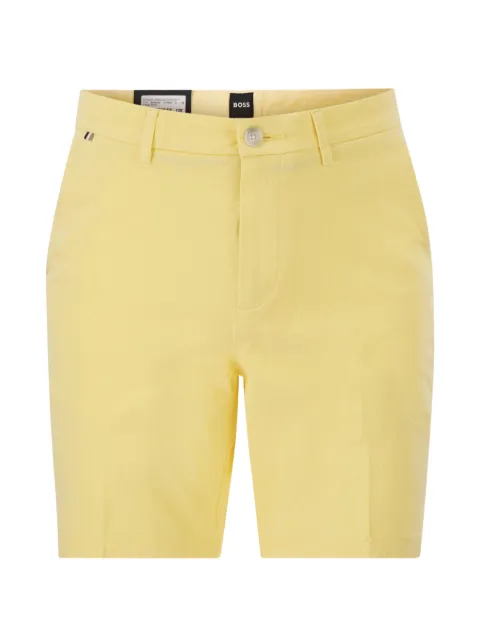BOSS stretch-cotton shorts in a modern fit Yellow 50555235