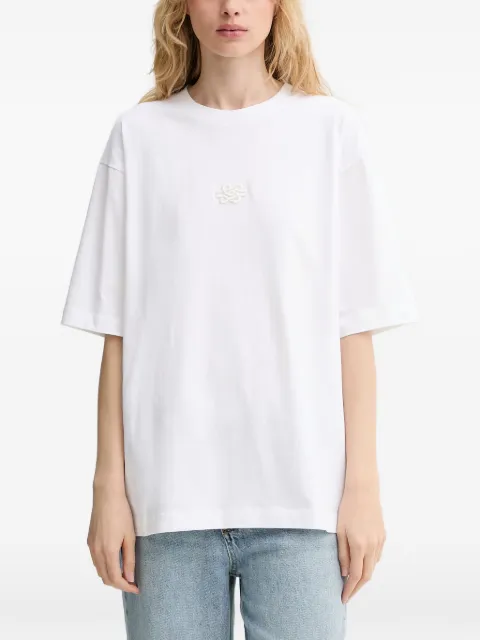 Filling Pieces embroidered-logo T-shirt White 74413791901
