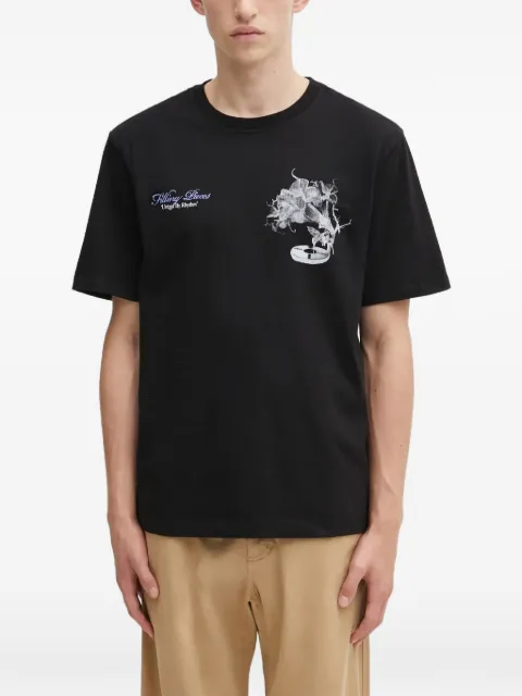 Filling Pieces graphic-print logo-print T-shirt Black 422520500236
