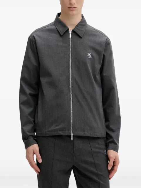 Filling Pieces zip embroidered jacket Grey 422560500247