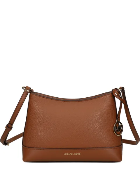 Michael Michael Kors logo charm cross body bag Brown 32S6G3PC1V