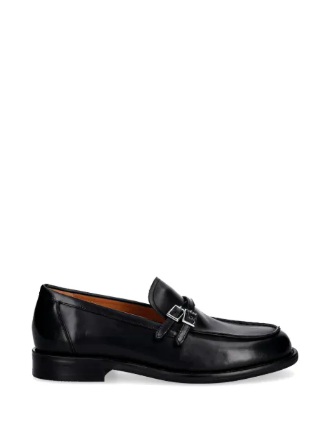 VAGABOND buckle strap loafers Black 613600120