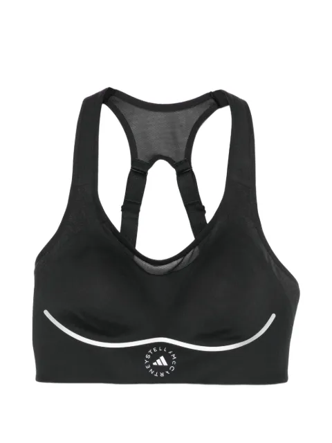 adidas by Stella McCartney mesh-panel sport bra Black KF1675