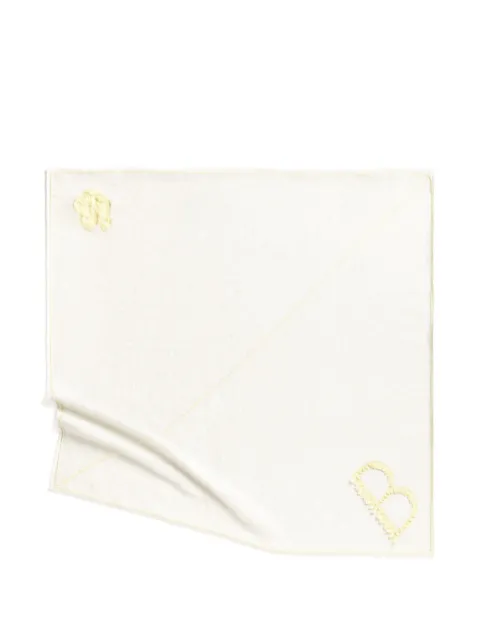Barrie logo cashmere foulard Neutrals C104830