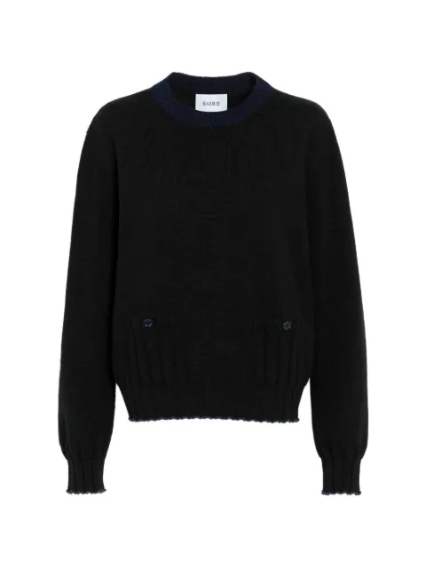 Barrie ribbed detail sweater Black C320353
