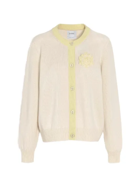 Barrie b-logo cashmere cardigan Neutrals C299243