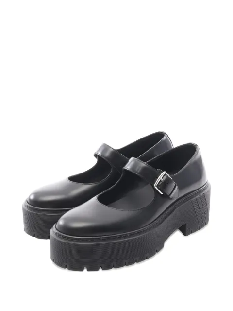 Hermès Pre-Owned 2010s leather loafers Black 1046170