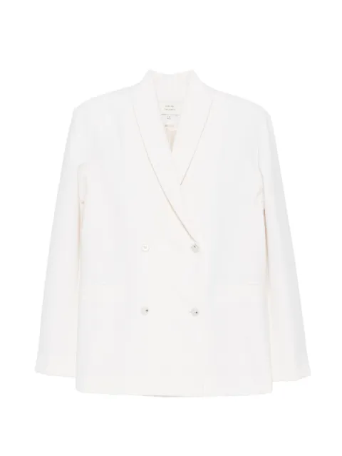 LouLou de Saison double-breasted jacket White SANCIALDS