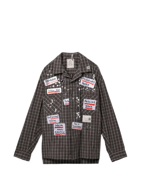Maison MIHARA YASUHIRO all-over graphic print shirt Grey MHRST6SH088MQBKX050