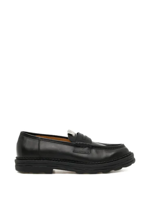 Maison MIHARA YASUHIRO Andy leather loafers Black S16FW717