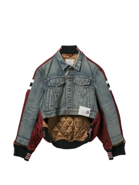 Maison MIHARA YASUHIRO panelled denim jacket Blue B16BL051