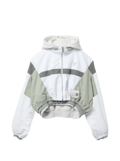 Maison MIHARA YASUHIRO triple-layered zipped jacket White B16PK561