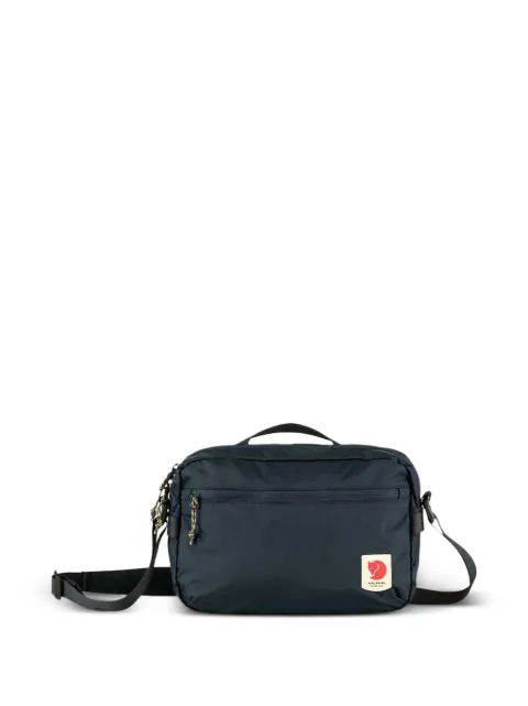 FJALL RAVEN logo-patch zip-fastening messenger bag Blue F23227