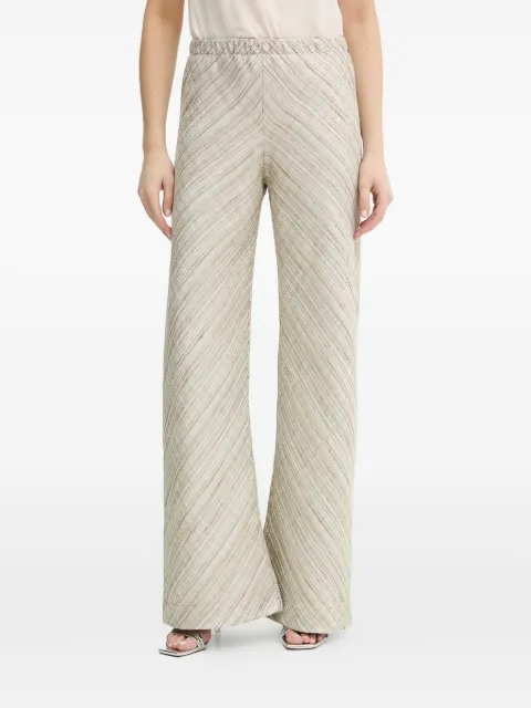Forte Forte flared trousers Neutrals 14512MYPANTS