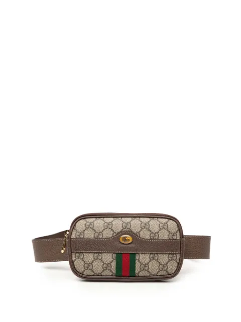 Gucci Pre-Owned 2016-2025 Small GG Supreme Web Ophidia belt bag Brown Y9ZUQHYFCZE5KYQQ