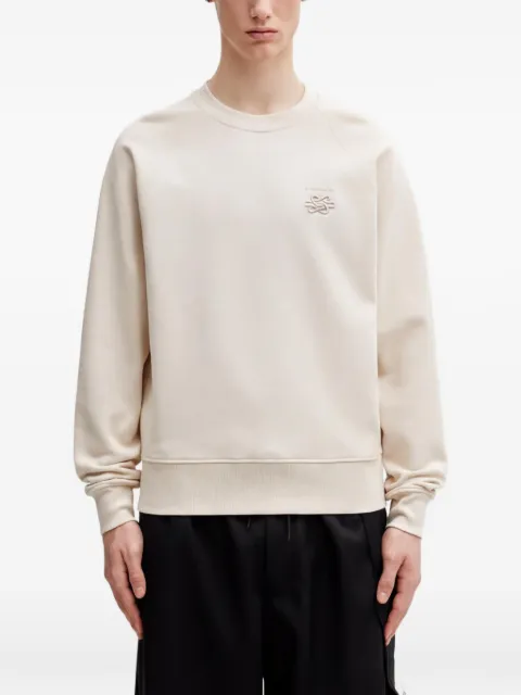 Filling Pieces Gowtu Knot embroidered sweatshirt Neutrals 412630500143