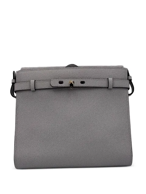 Valextra Brera B-Tracollina cross body bag Grey WBBR0064028LOC99GT