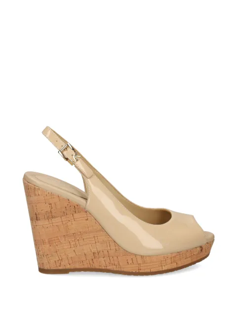 Michael Michael Kors Rosie peep-toe wedge sandals Neutrals 40S6RSHS3A