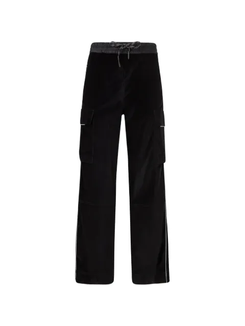 Moncler Grenoble corduroy cargo pants Black 2A00002W595EO