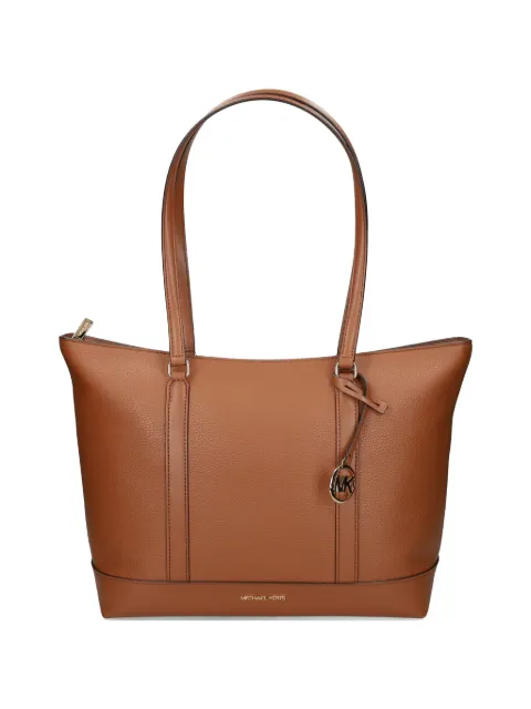 Michael Michael Kors logo-charm tote bag Brown 30S6G3PT3V