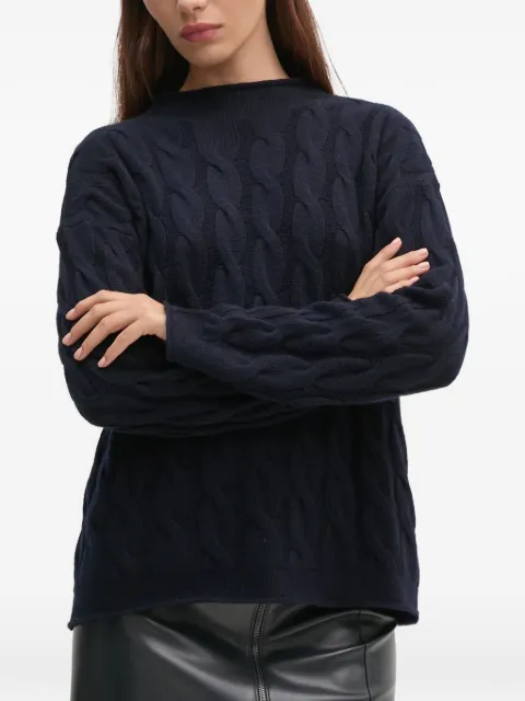 Benetton cable-knit sweater Blue 1335D2467