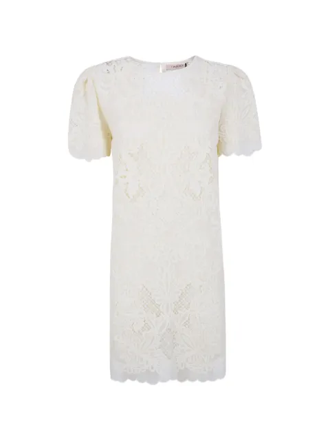 TWINSET scalloped lace dress Neutrals 261TP2582