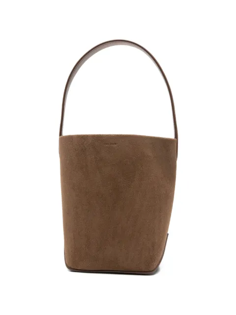 The Row small N/S Park top-handle bucket bag Brown W2106L665