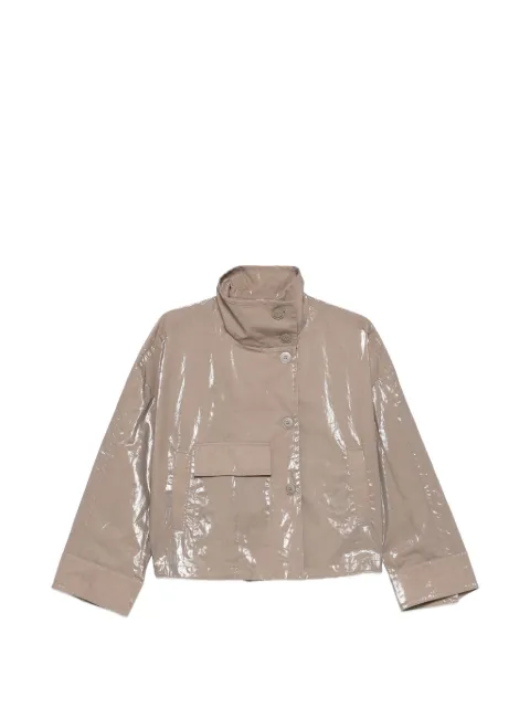 Duno button flap-pocket jacket Neutrals ELINASGMARATEA