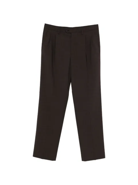 MM6 Maison Margiela pleated trousers Brown S62KB0259M35733