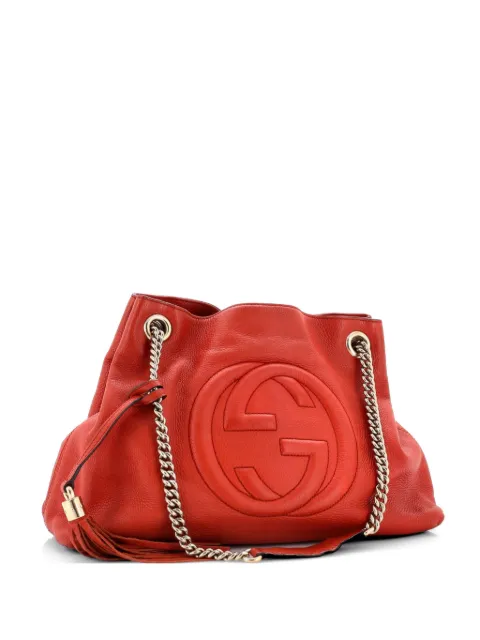 Gucci Pre-Owned Soho Chain Strap Leather Medium shoulder bag Red L3TOE1AE5KGO9IY4
