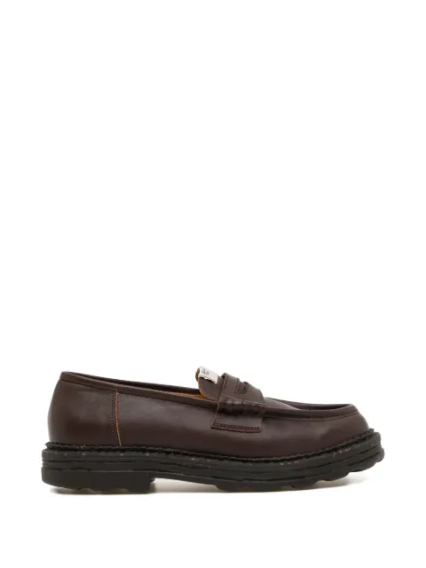 Maison MIHARA YASUHIRO slip-on penny loafers Brown S16FW717