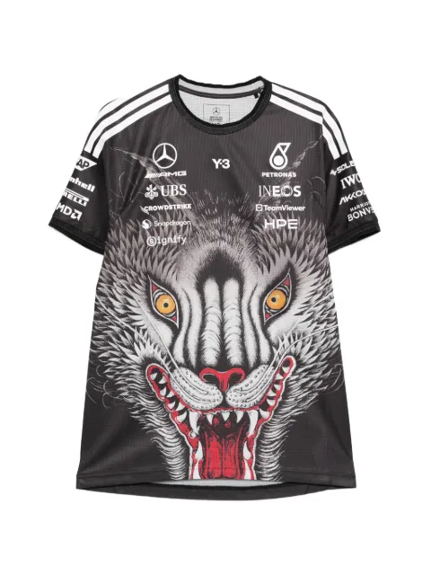 Y-3 x Mercedes-AMG Petronas F1 round-neck T-shirt Black KT2226