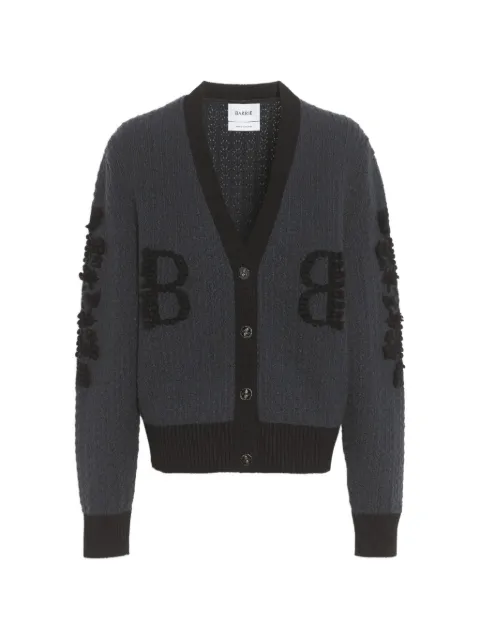 Barrie B-logo cashmere cardigan Grey C333276