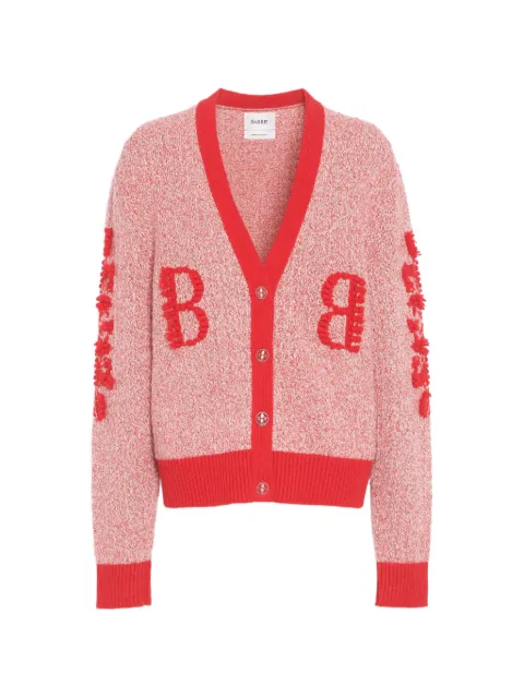 Barrie B-logo cashmere cardigan Red C333276