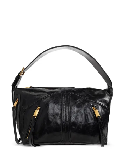 AllSaints Jean Rey leather shoulder bag Black W131XE