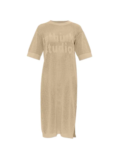 RETHINKIT STUDIOS logo-detail midi dress Neutrals 20168725