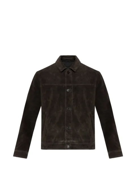 AllSaints Nates button-up jacket Black M002LE